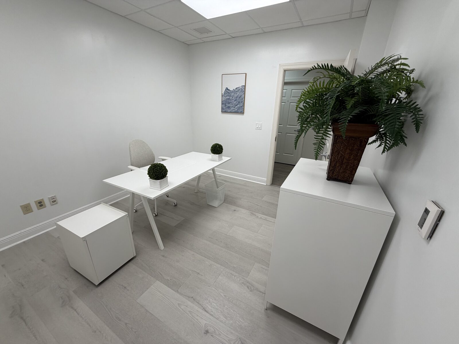 Furnished private office, second view — ShoreOffices Naples